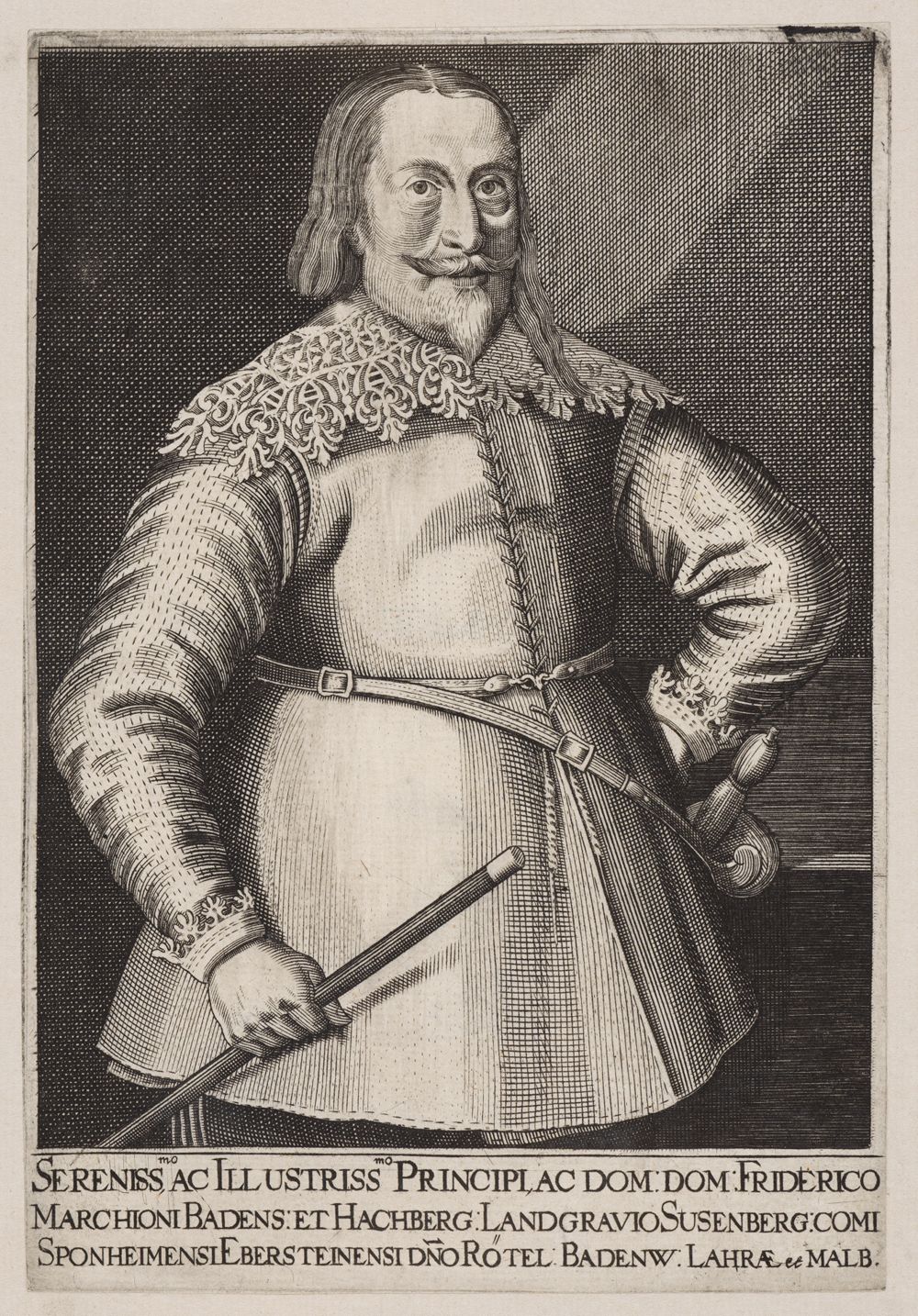 Jakob van der Heyden - Bildnis Friedrich V. von Baden-Durlach