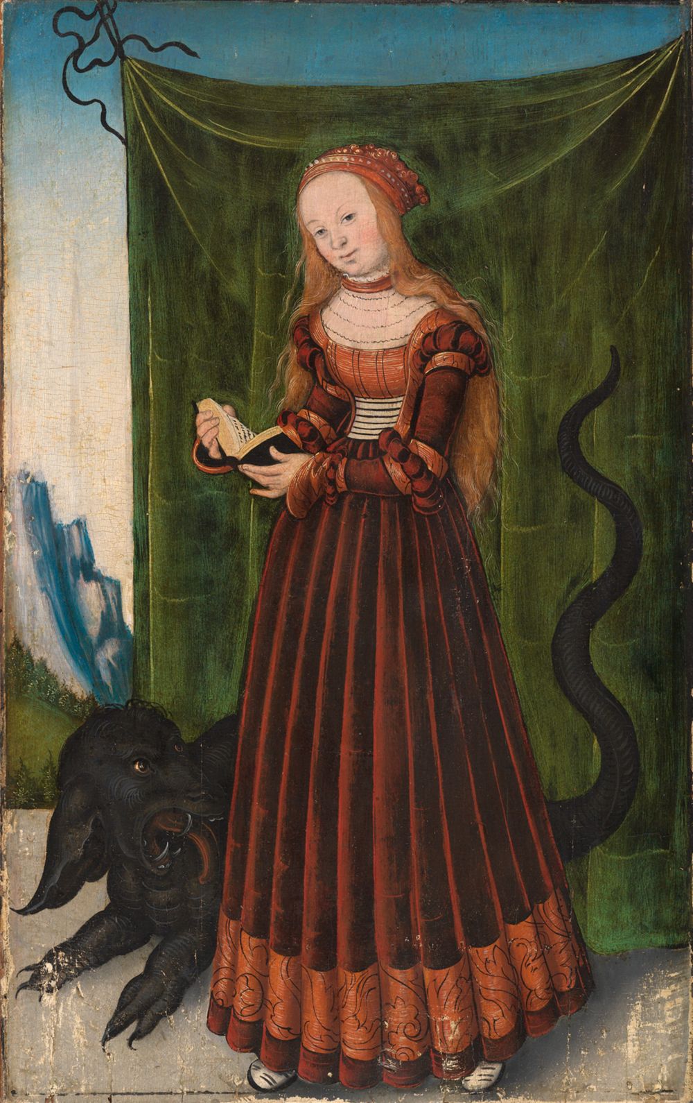 Lucas Cranach - Werkstatt - Die Heilige Margaretha