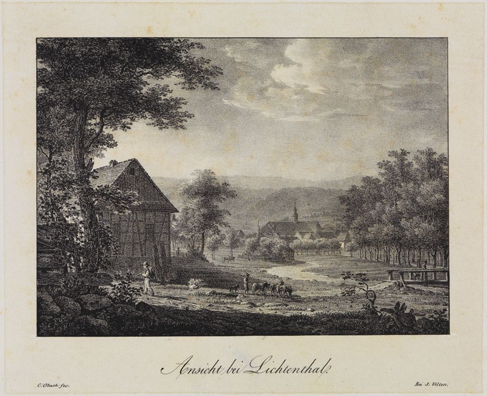 Kaspar Obach - Ansicht bei Lichtenthal