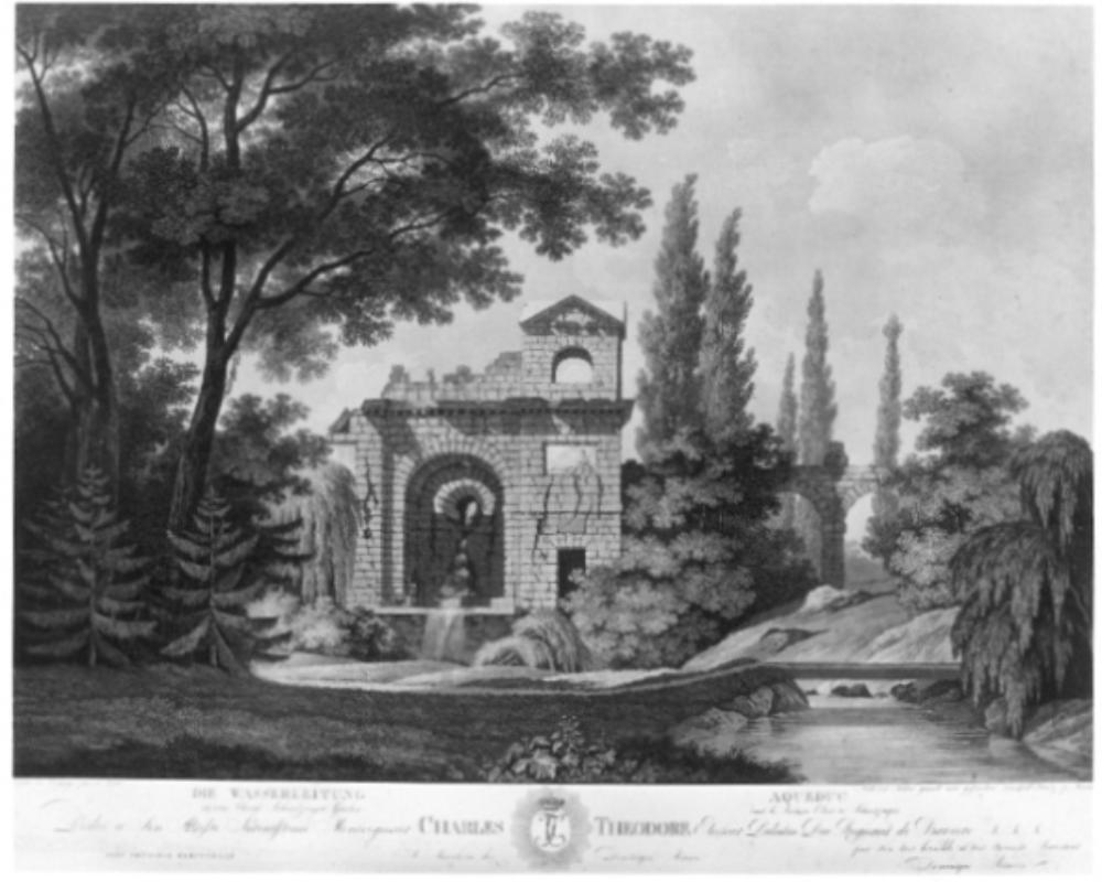 Karl Kuntz - Die römische Wasserleitung im Schwetzinger Schlossgarten