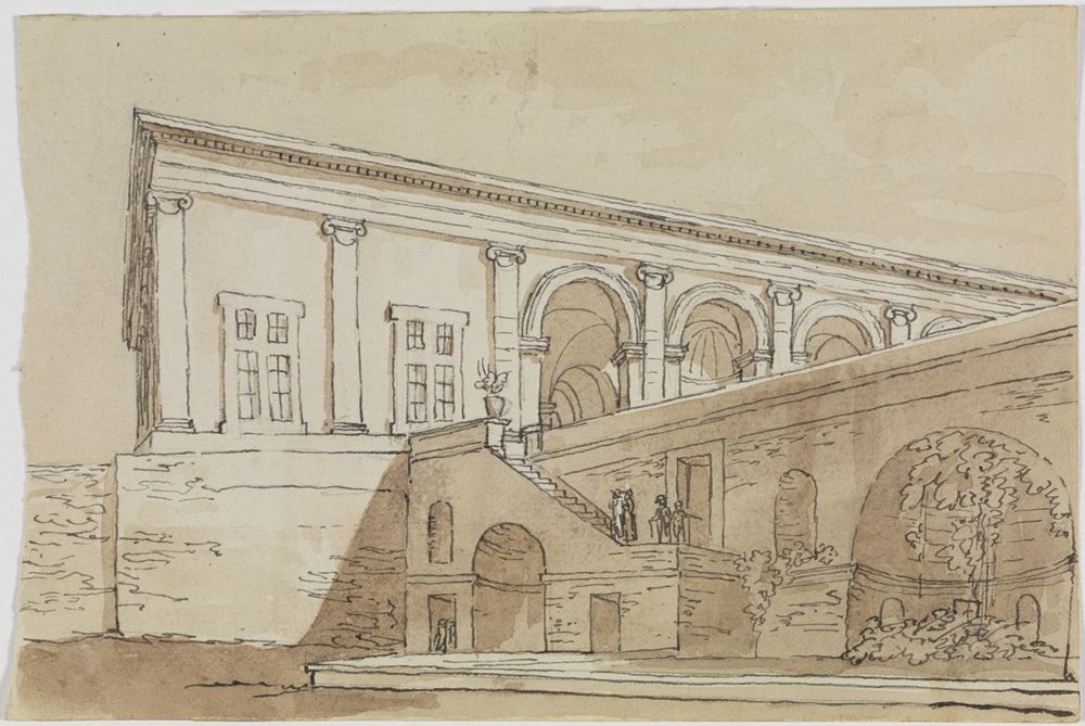 Friedrich Weinbrenner - Die Villa Madama in Rom