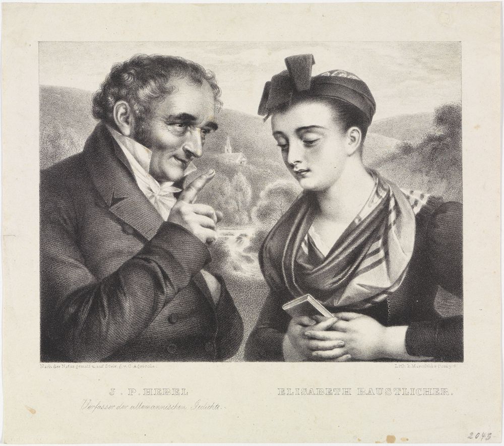 Karl Joseph Aloys Agricola - J.P. Hebel und Elisabeth Baustichler