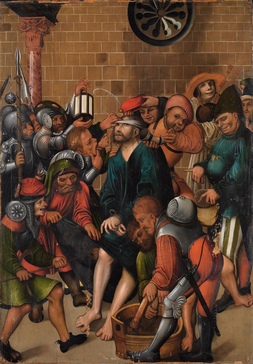 Lucas Cranach d. Ä. - Werkstatt-Kopie - Die Verspottung Christi