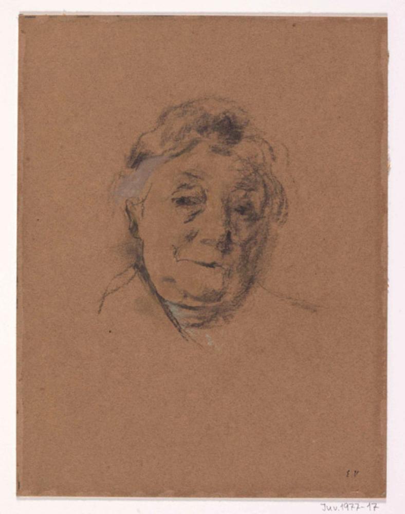 Édouard Vuillard - Kopf Madame Bénard, frontal