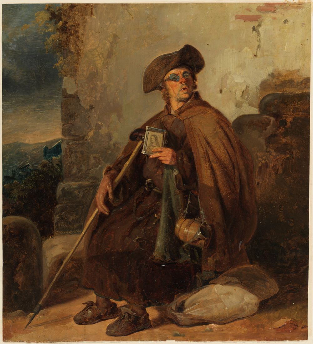 Johann Baptist Kirner - Sitzender Pilger