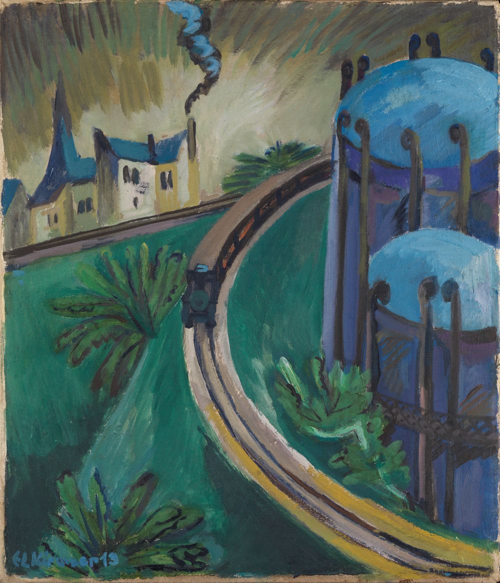Gaskessel und Vorortsbahn