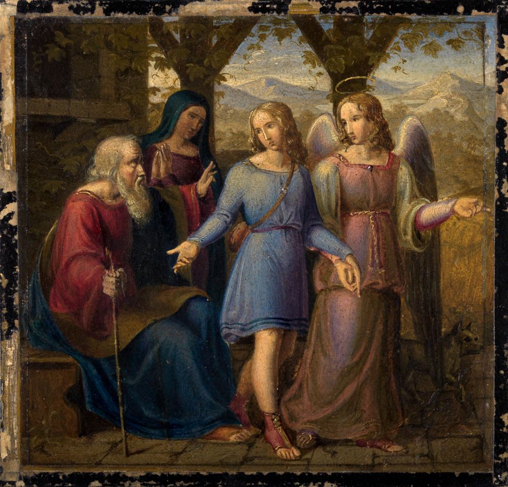 Wilhelm Schadow - Der Abschied des Tobias