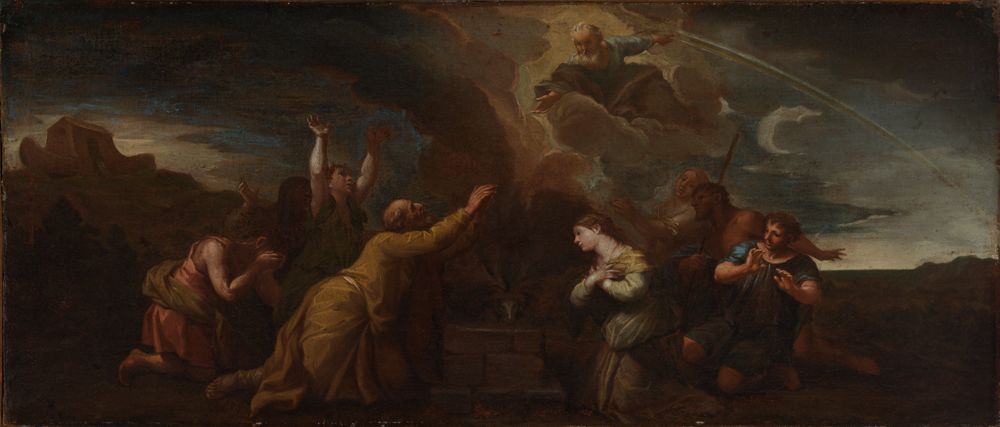 Giovanni Francesco Romanelli (1610) - Das Opfer Noahs