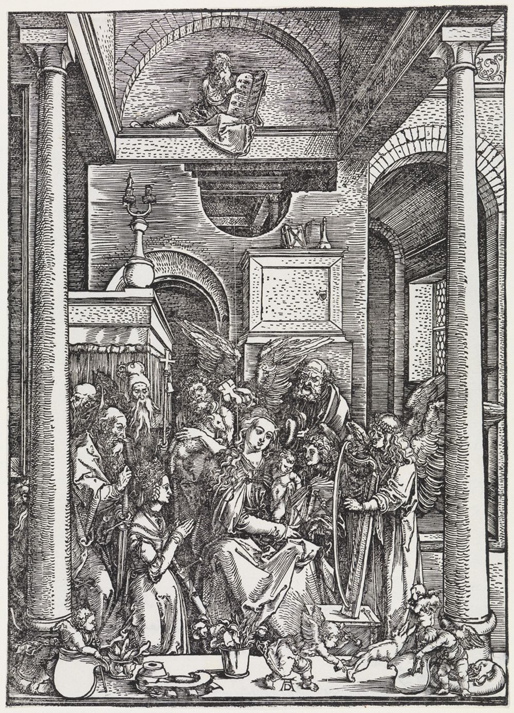Albrecht Dürer - Mariens Verehrung (Verherrlichung Mariens)