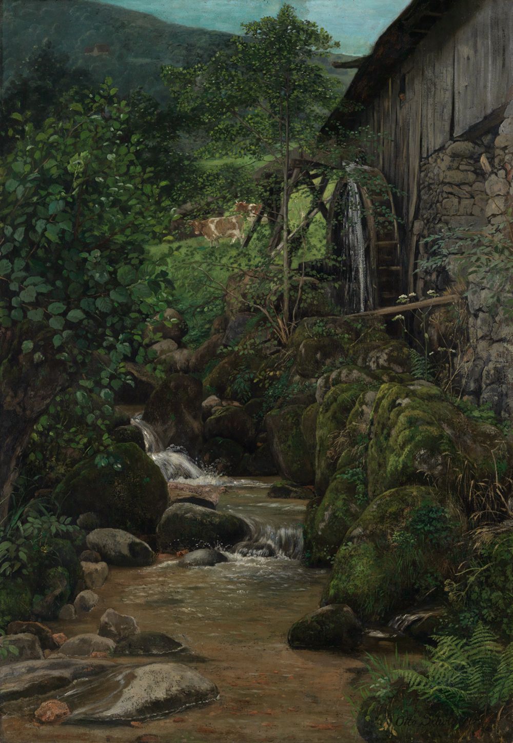 Otto Scholderer - Schwarzwaldmühle in Kirnbach bei Schiltach