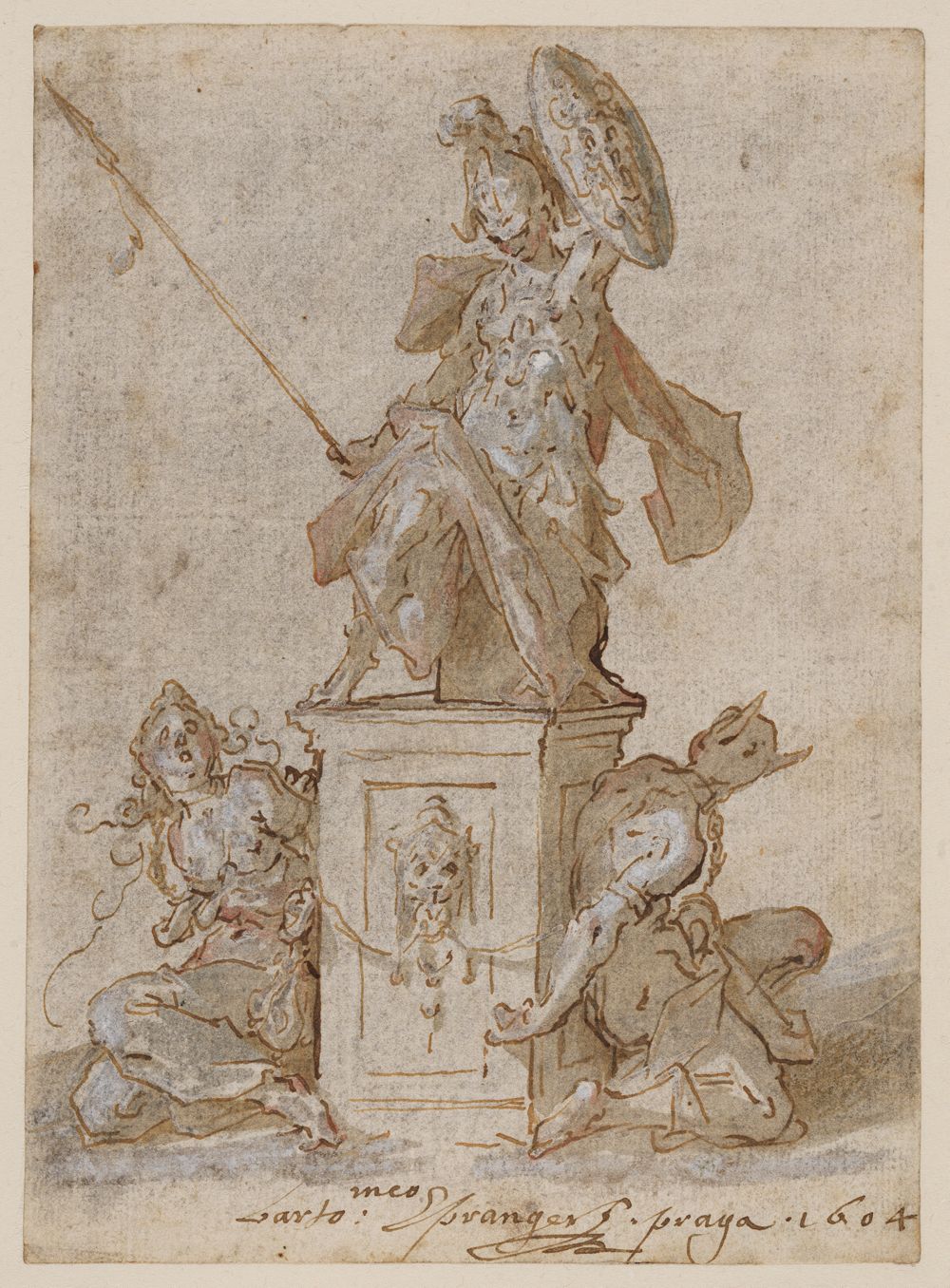 Bartholomäus Spranger - Minerva als Siegerin über Neid und Unwissenheit