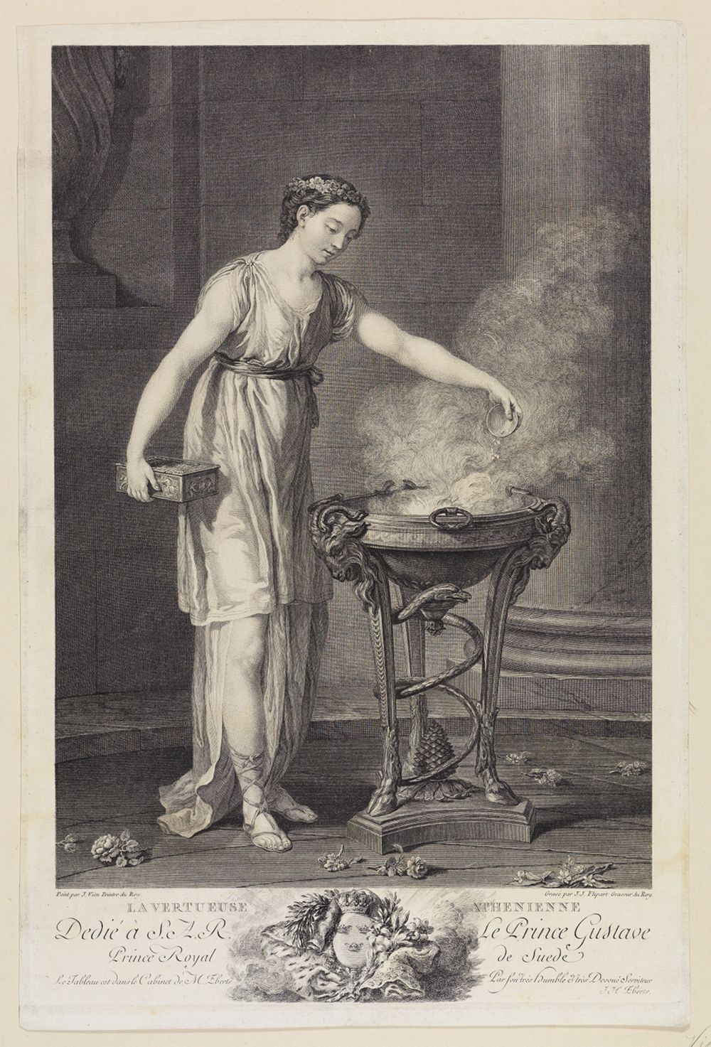 Jean-Jacques Flipart - Die tugendhafte Athenerin