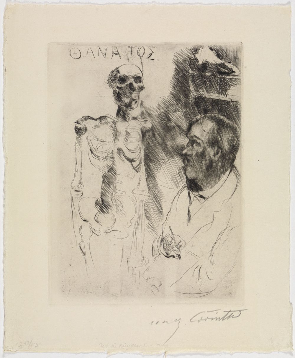 Lovis Corinth - Der Künstler und der Tod I
