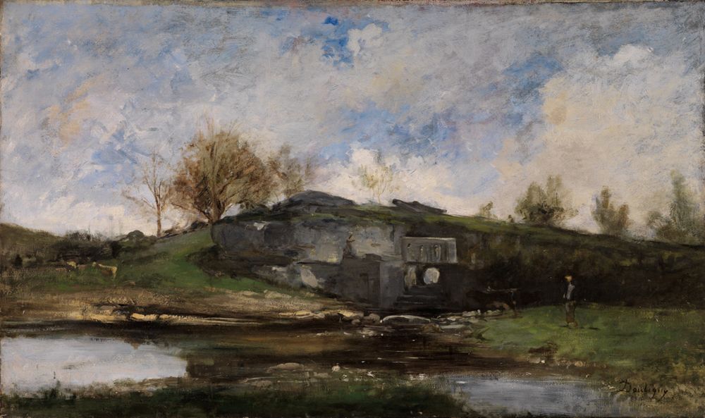 Charles-François Daubigny - Schleuse im Tal von Optevoz