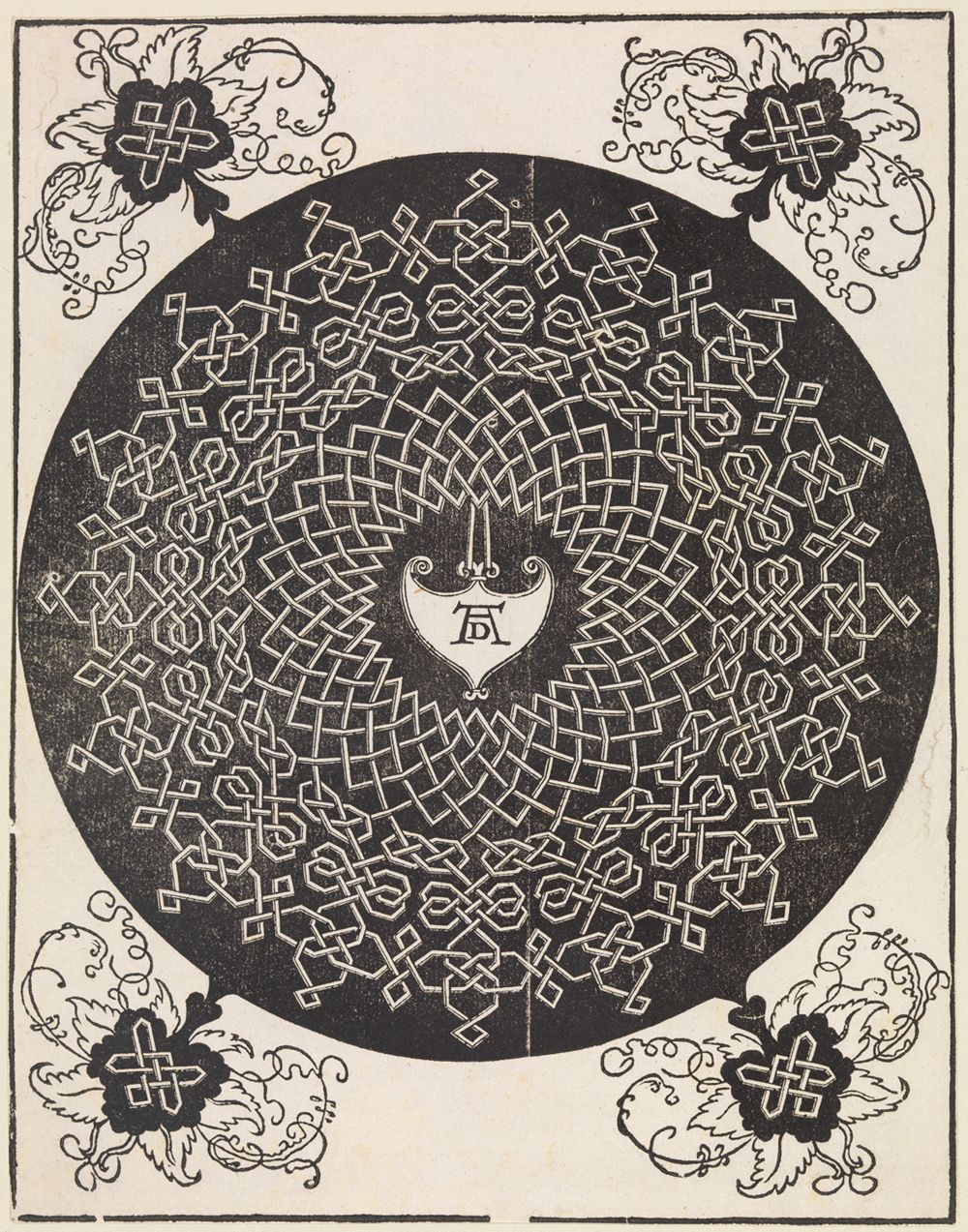 Albrecht Dürer - Knoten mit herzförmigem Schild