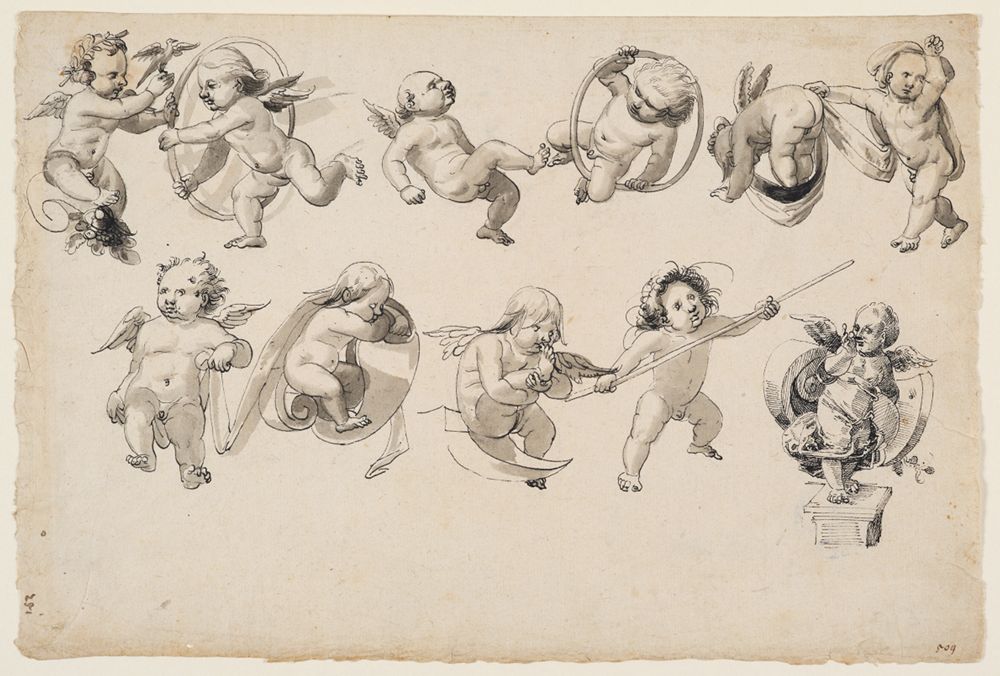 Nikolaus von Riedt - Spielende Putti