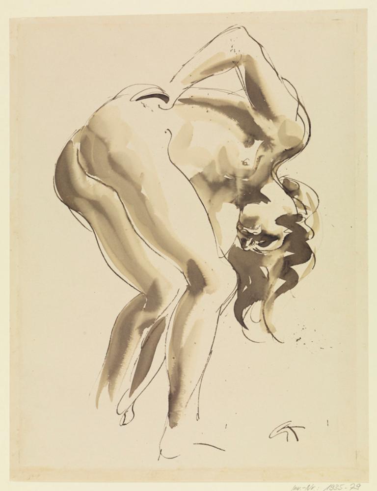 Georg Kolbe - Sich bückender Frauenakt