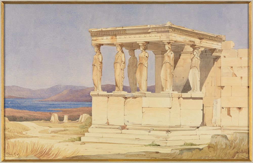 Josef Wilhelm Durm - Die Korenhalle des Erechtheion auf der Akropolis zu Athen