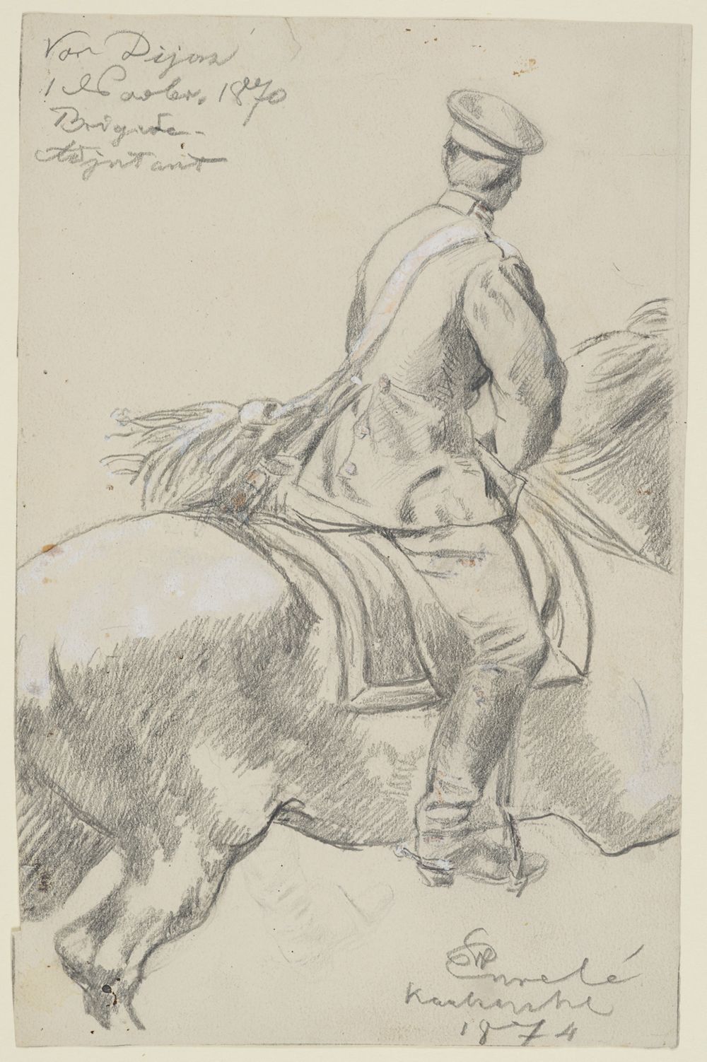 Wilhelm Emelé - Reitender Brigade-Adjutant