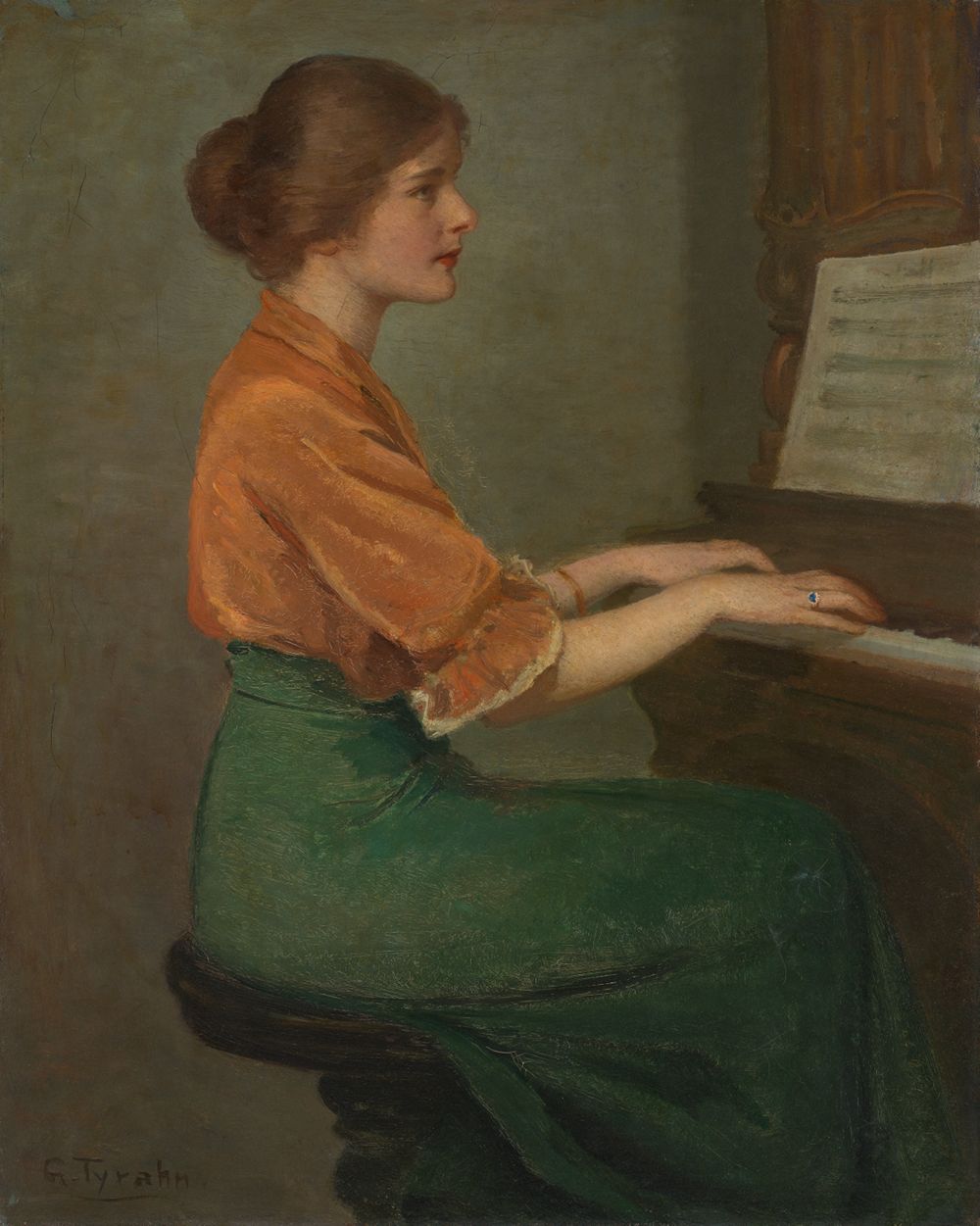 Georg Tyrahn - Präludium (Junges Mädchen am Klavier)