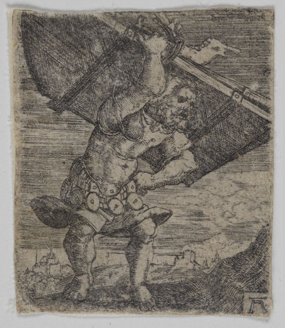 Albrecht Altdorfer - Simson trägt die Tore von Gaza