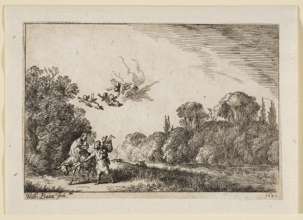 Johann Wilhelm Baur - Flucht nach Ägypten
