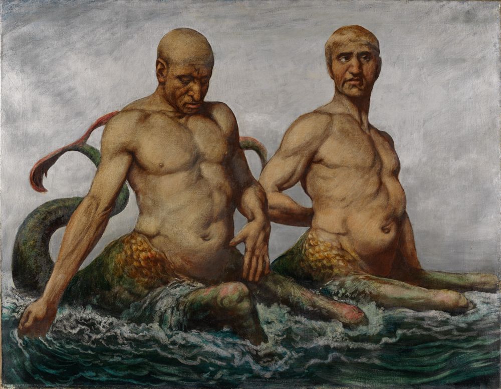 Hans Thoma - Meermänner