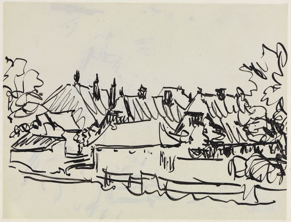 Ernst Ludwig Kirchner - Dorf auf Fehmarn