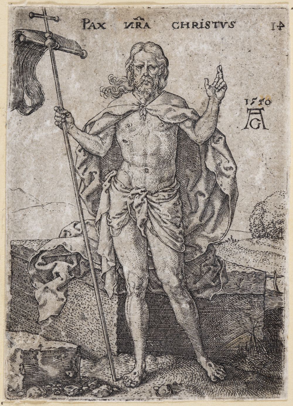 Heinrich Aldegrever - Christus als Friedensfürst