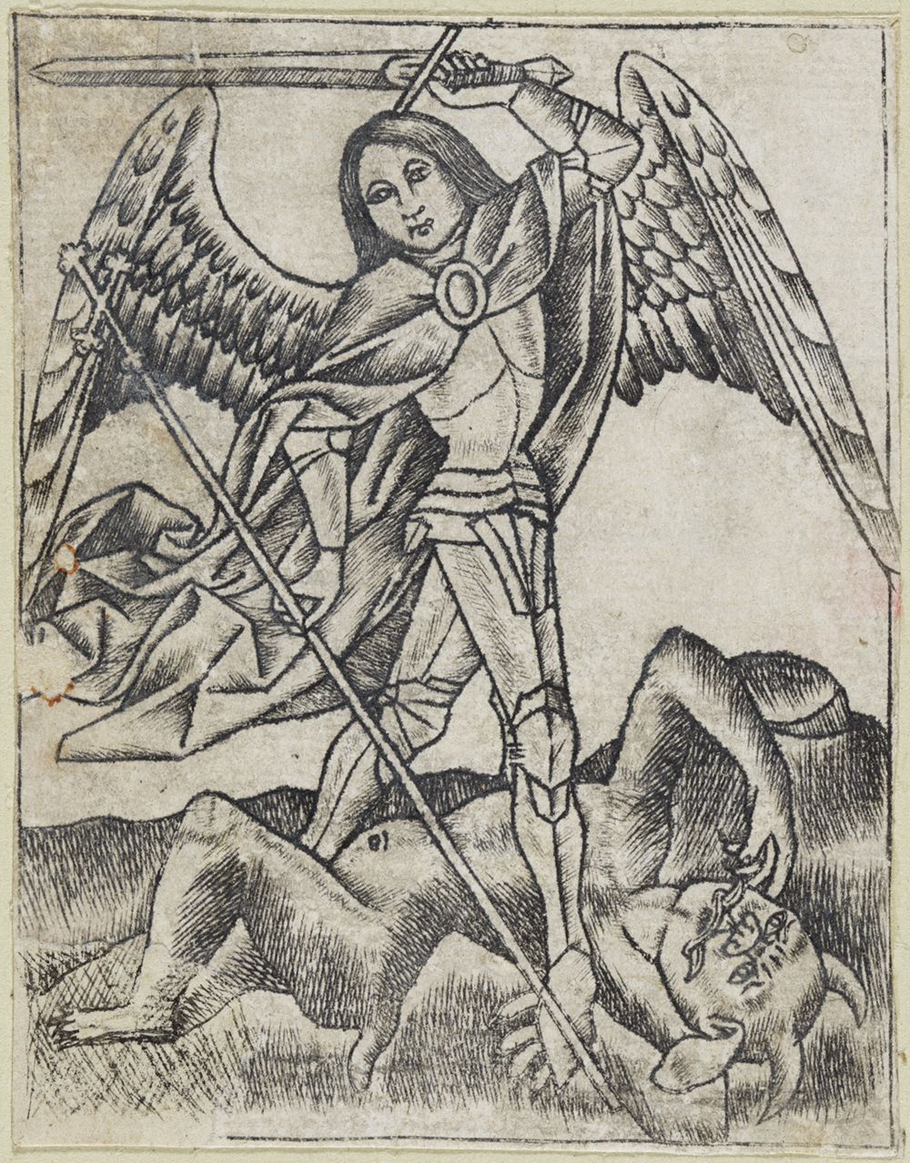 Meister des Dutuitschen Ölbergs - St. Michael