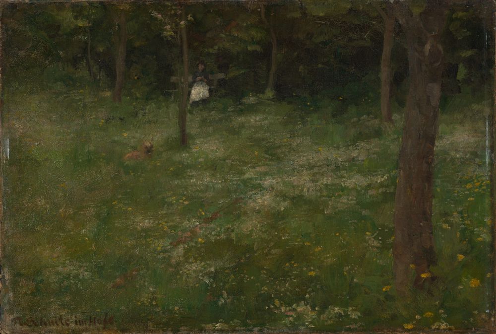 Rudolf Schulte im Hofe - Frühlingswiese in Starnberg