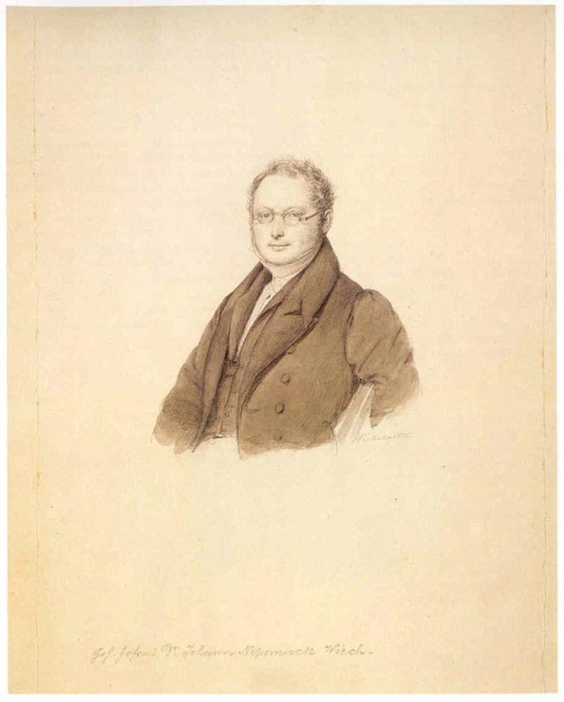 Franz Xaver Winterhalter - Brustbildnis Dr. Johann Albert Wich