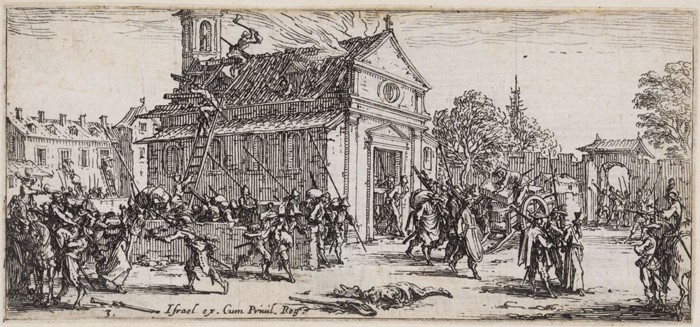 Jacques Callot - Verwüstung eines Klosters