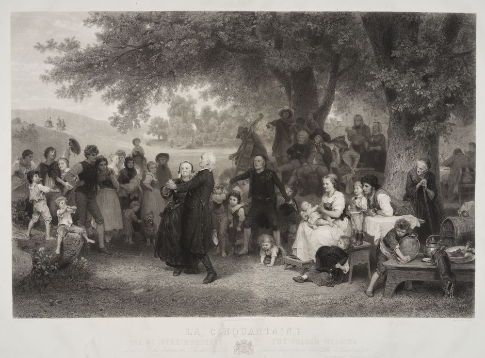 Paul Girardet (1821) - Die Goldene Hochzeit
