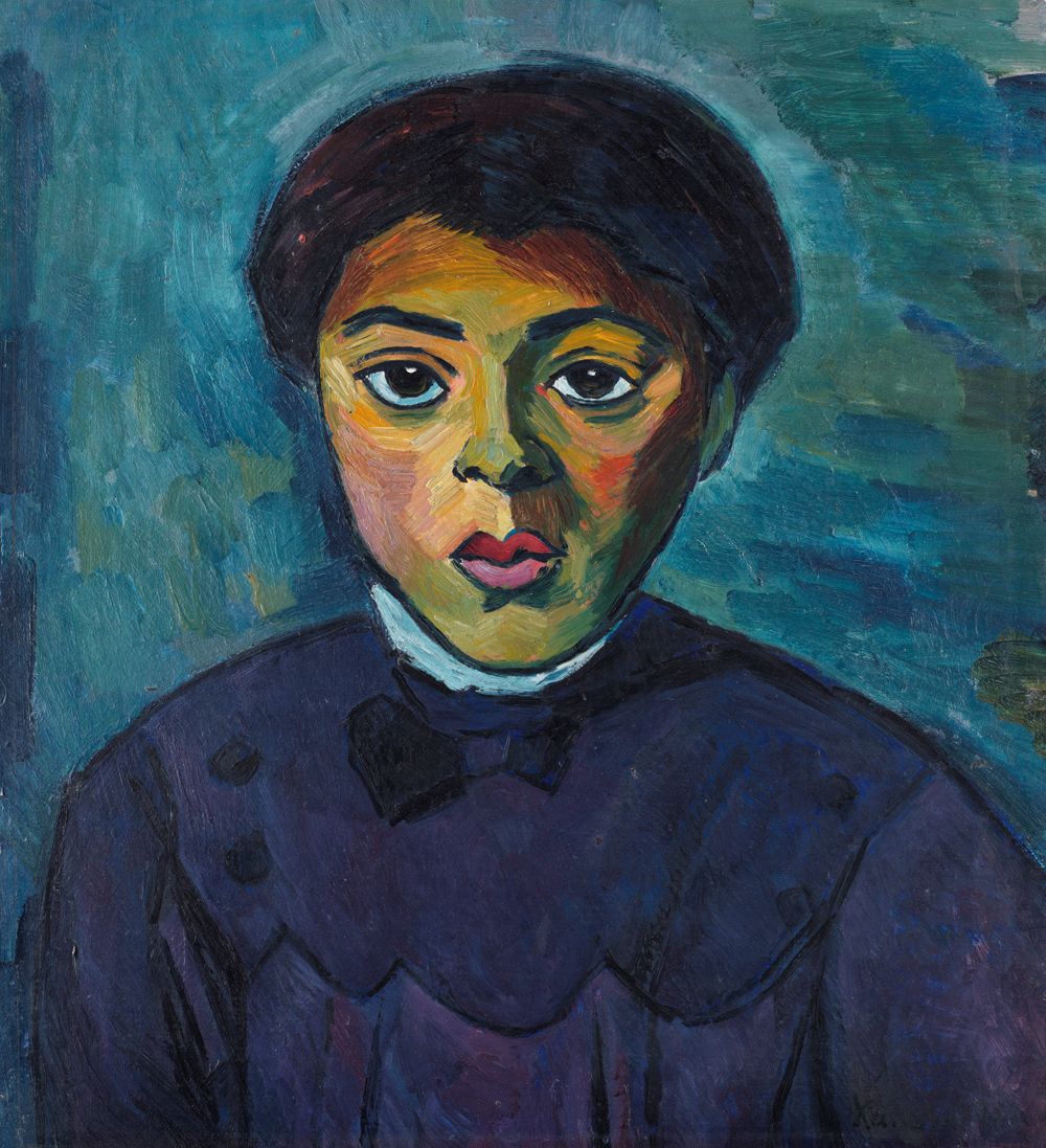 Alexander Kanoldt - Bildnis eines Mädchens