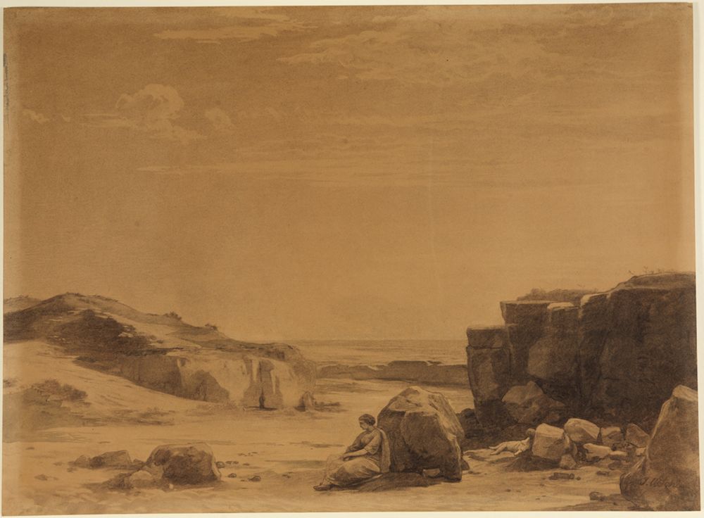 Johann Wilhelm Schirmer - Hagar in der Wüste (1. Mose 21, 16)