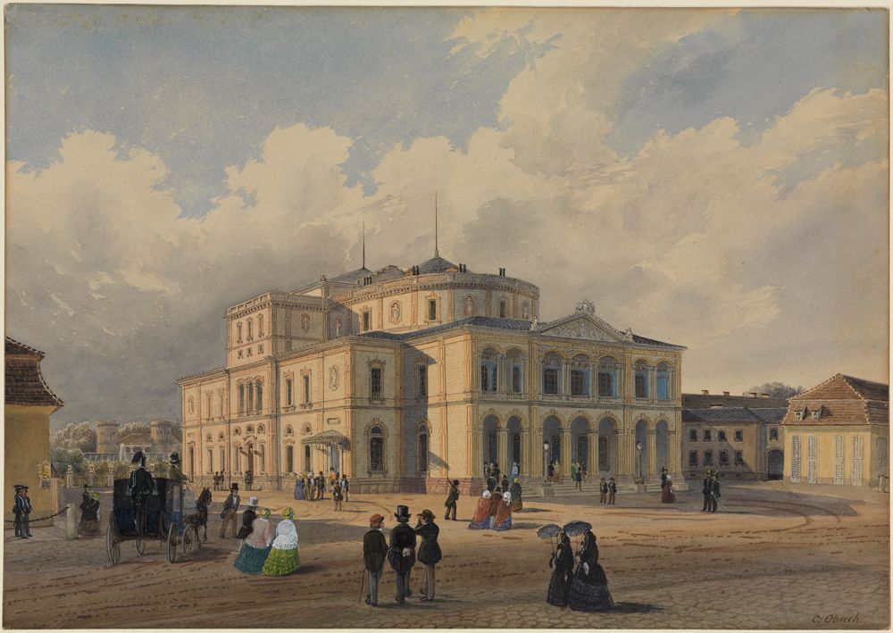 Kaspar Obach - Das großherzogliche Hoftheater in Karlsruhe