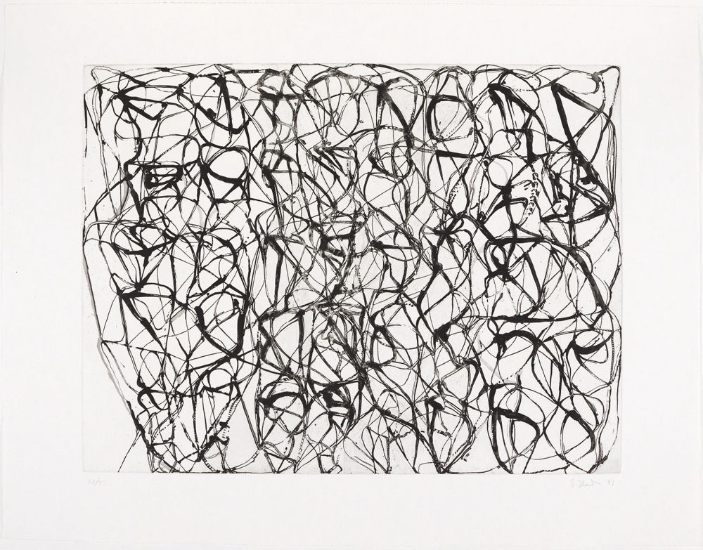 Brice Marden - Cold Mountain Series. Zen Studies