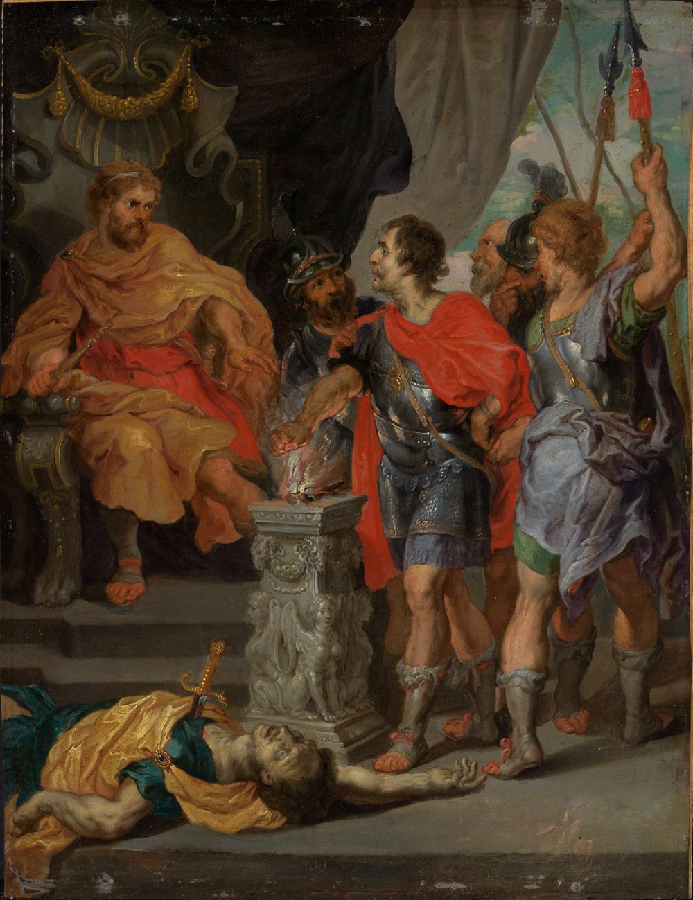 Peter Paul Rubens - Kopie - Mucius Scaevola vor König Porsenna