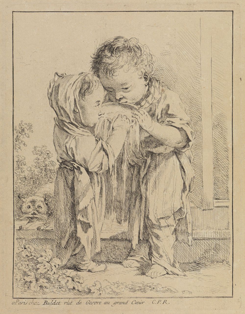 François Boucher - Les petits buveurs de lait