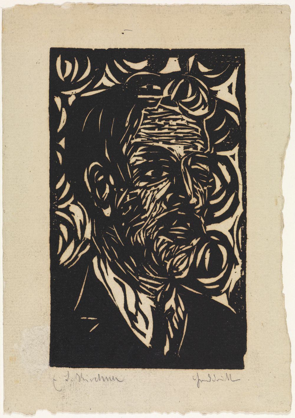 Ernst Ludwig Kirchner - Porträt Max Pechstein
