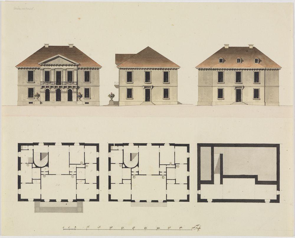 Friedrich Weinbrenner (Nachfolge) - Herrschaftliches Wohnhaus