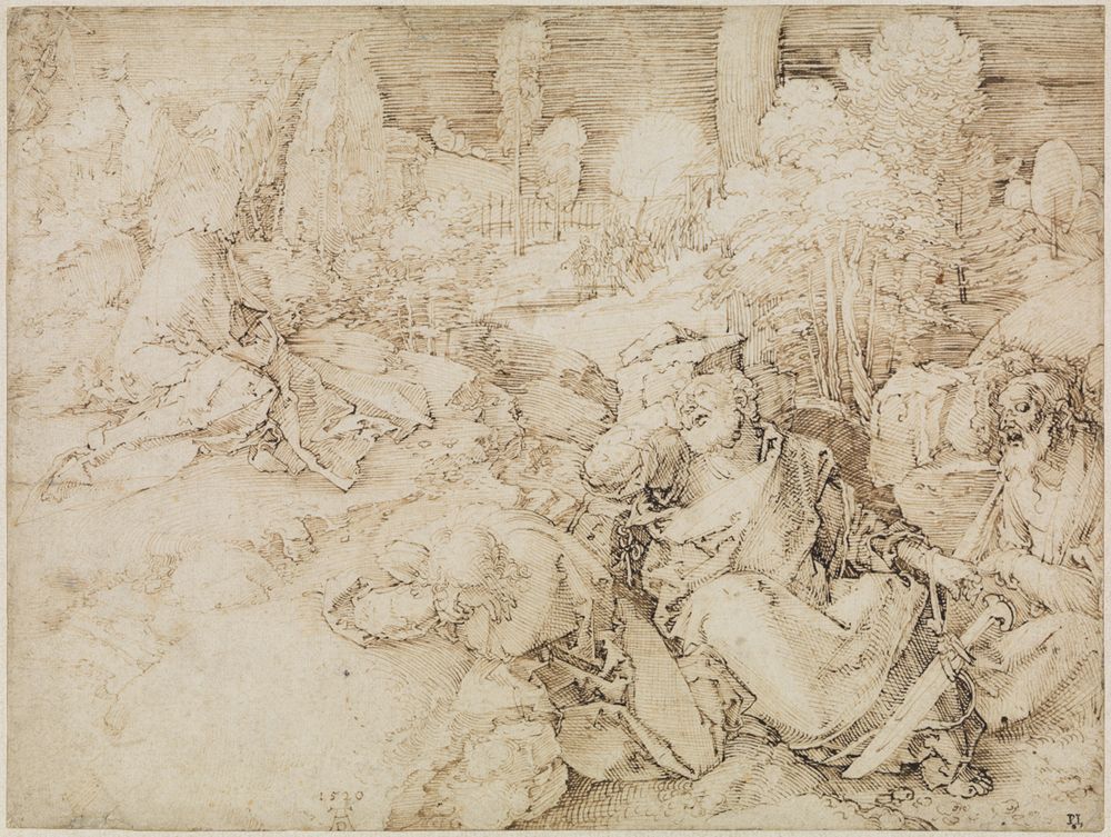 Albrecht Dürer - Christus am Ölberg