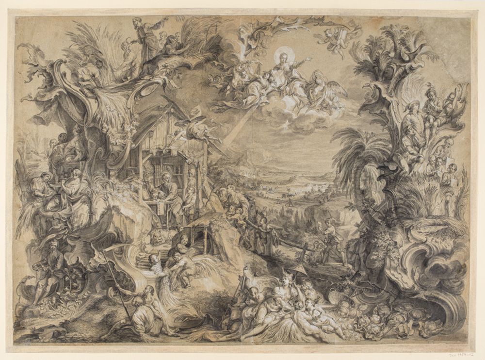 Johann Wolfgang Baumgartner - Die Verherrlichung des Sommers mit dem heiligen Hieronymus