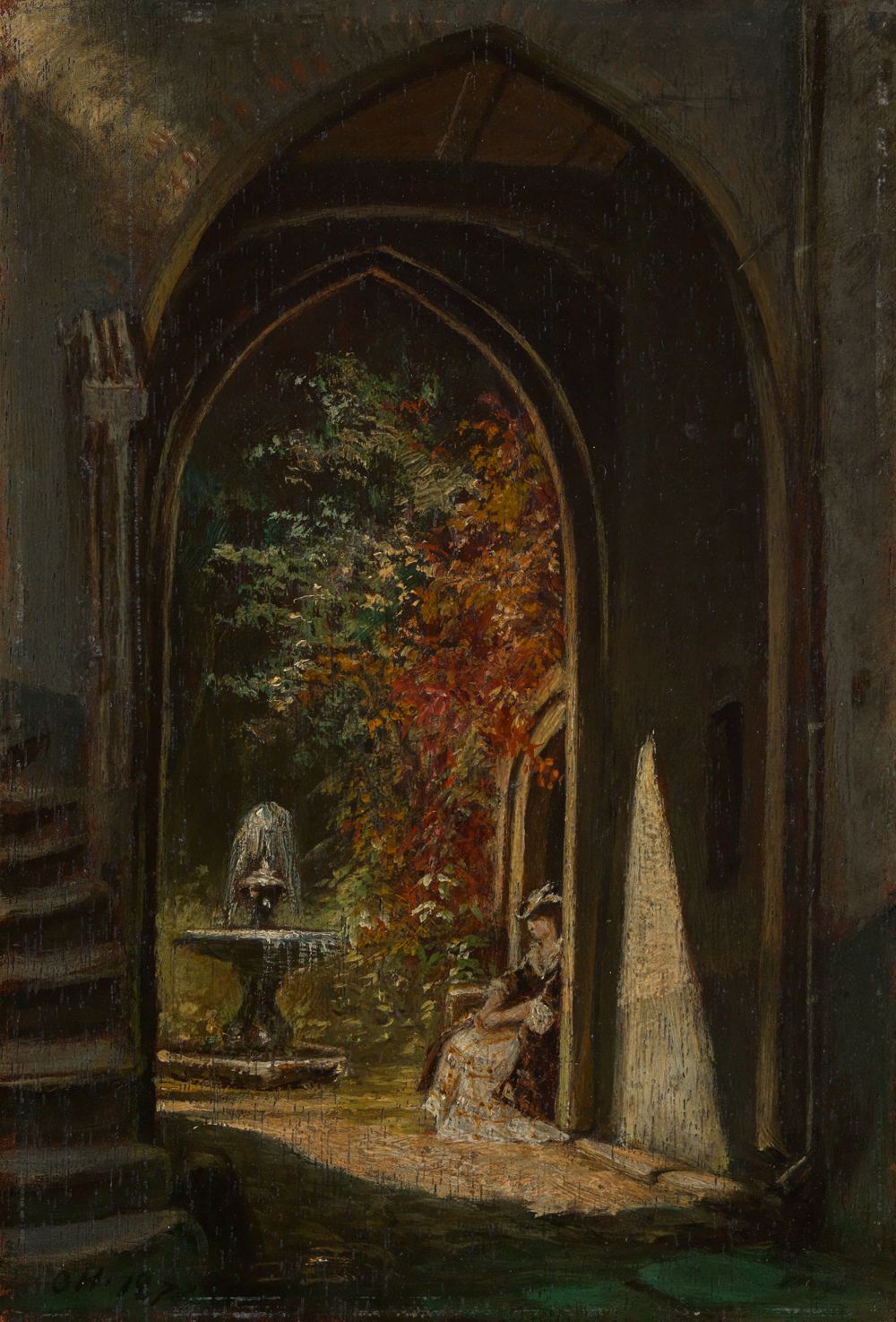 Karl Happel - Blick in einen Park