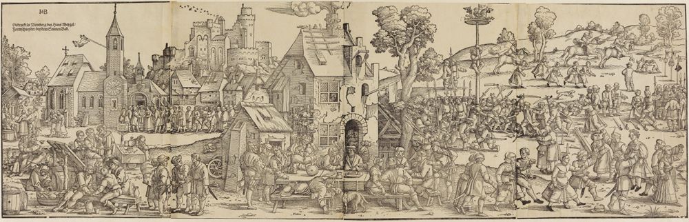 Sebald Beham - Das grosse Kirchweihfest (in vier Teilen)