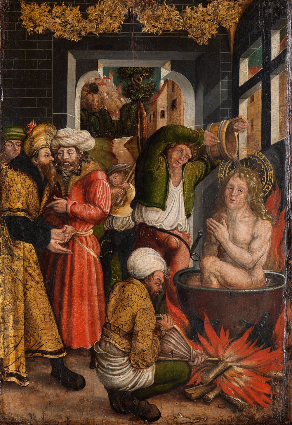 Augsburger Meister(?) - Martyrium des Heiligen Johannes des Evangelisten