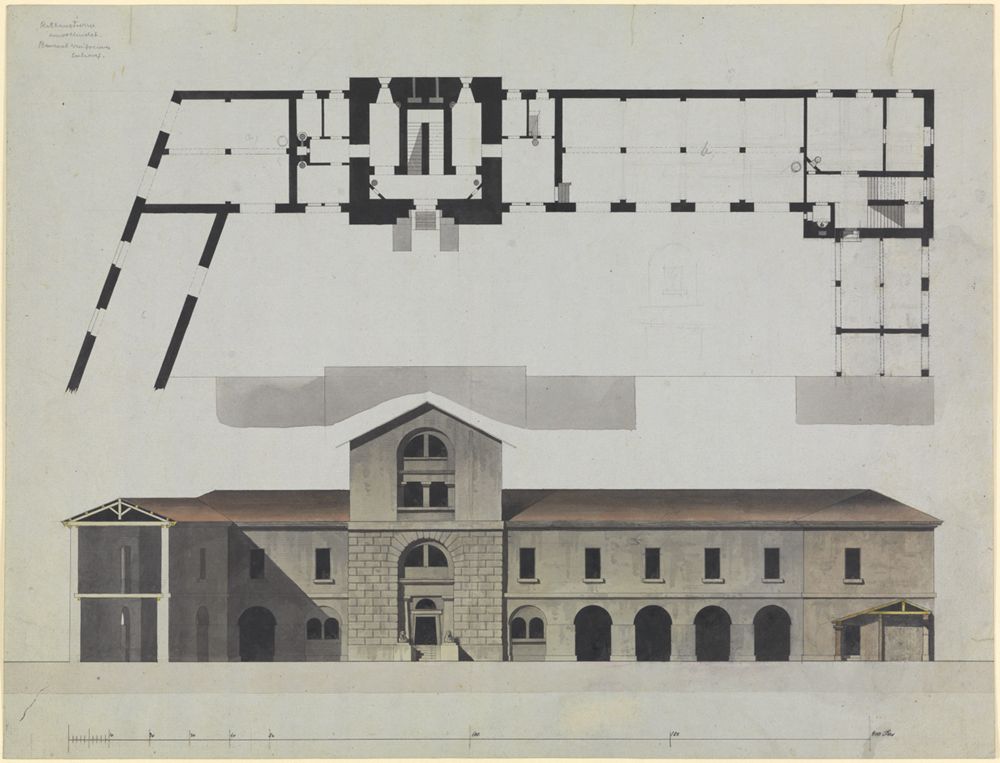 Friedrich Weinbrenner - Rathaus in Karlsruhe