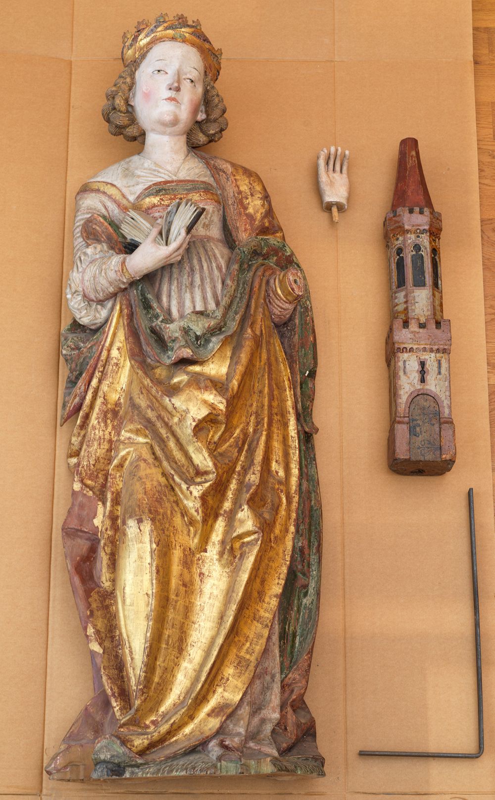 Oberschwäbisch, um 1520 - Die Heilige Barbara