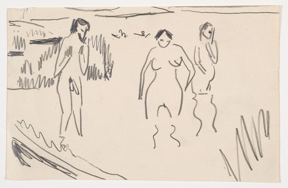 Ernst Ludwig Kirchner - Badende in Moritzburg